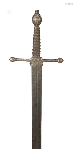 Early German Silver Sword