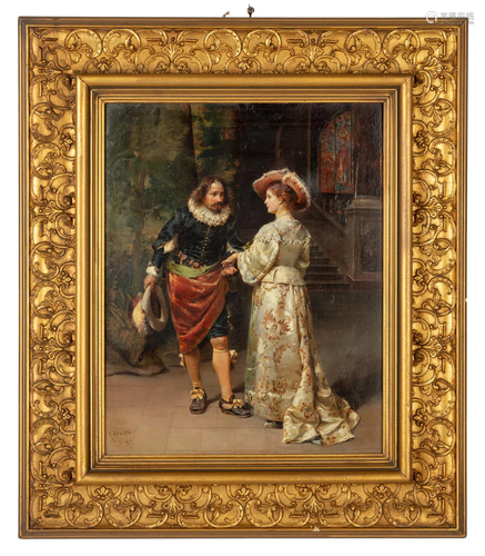 Cesare Auguste Detti, Courting Scene