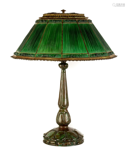 Tiffany Studios, NY Favrile Fabrique Table Lamp