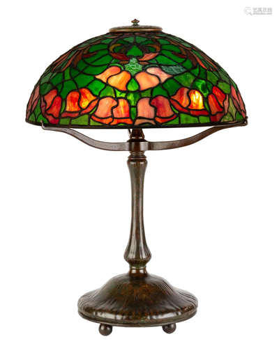 Tiffany Studios, NY Bellflower Table Lamp