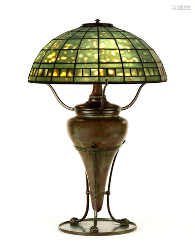 Tiffany Studios, NY, Colonial Table Lamp