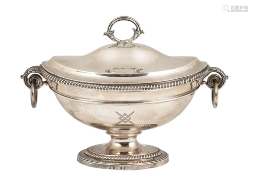 Paul Storr Sterling Silver Sauce Tureen