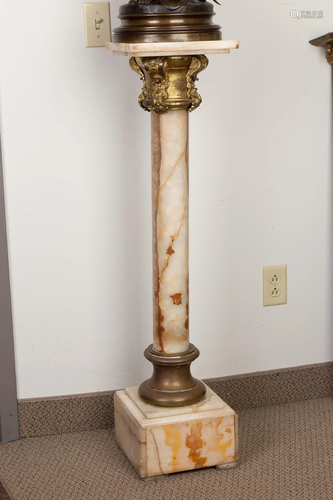 Pair of Onyx Pedestals