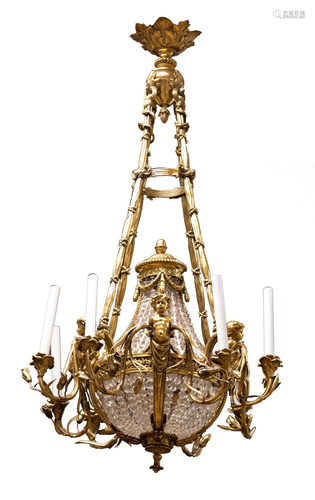 Attributed to Edward F. Caldwell & Co. Chandelier