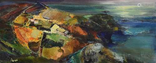 Kenneth Webb (Irish 1927-) RWA FRSA RUA - Oil on canvas - 'Evening Light', bearing Alexander Gallery