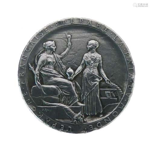 Medals - Compagnie Universelle du Canal Maritime de Suez (Opening of the Suez Canal), 1869, by Oscar