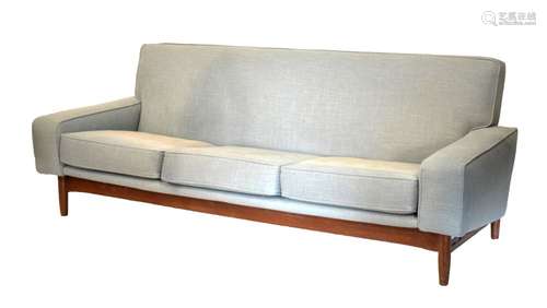 Modern Design - Ib Kofod-Larsen for G-Plan - 1960's period teak framed settee and pair of matching