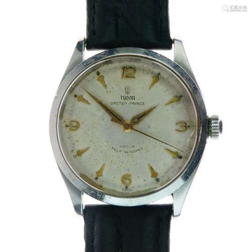 Tudor - Oyster Prince Rotor self-winding wristwatch, the stainless steel case with signed off-