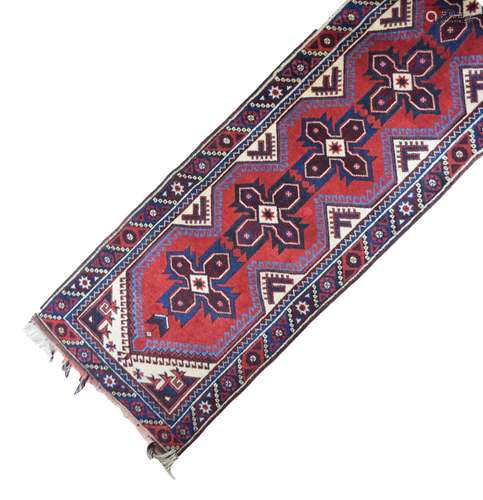 Rug - Mid 20th Century Middle Eastern wool runner, Southern Caucasian/North West Persian, the