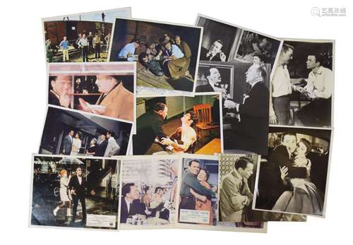 Thirteen 20th Century Fox, Paramount, United Artists lobby cards, mainly of films starring Frank