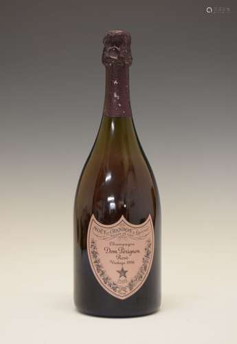 Dom Perignon Rosé Champagne 1996 vintage (1) Condition: Level and foil are good, wear to label and