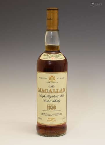 The Macallan 18 Years Old Single Highland Malt Scotch Whisky, distilled in 1976, bottled in 1994,