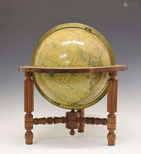 19th Century Malby's Terrestrial Globe Compiled from the latest & most authentic sources, Edward