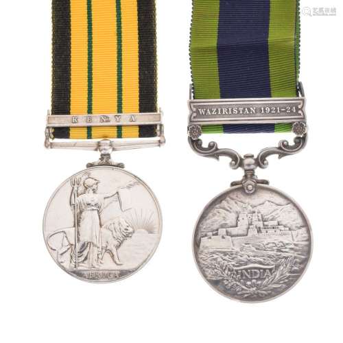 George V British India General Service Medal awarded to 2311052 Signal AG Bennett of the Royal