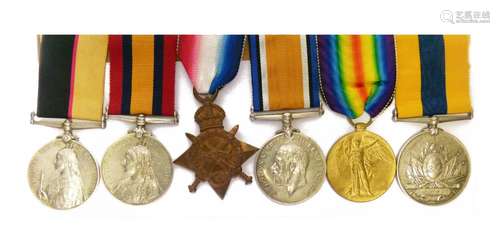 British Medal Group awarded to S2SR-02667 S.SJT.W.C.Budd of the Army Service Corps comprising of