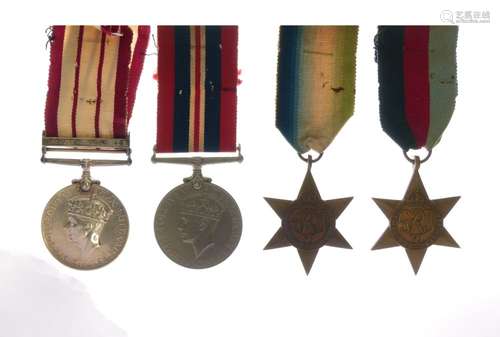 British World War II Medal Group awarded to Able Seaman D-JX371379FW White of the Royal Navy