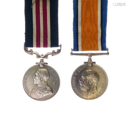 British First World War Medal Pair awarded to 22131 Private F. Morgan of the Royal Berkshire