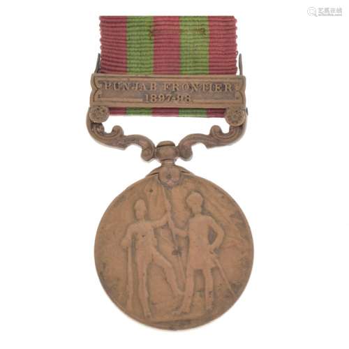 Victorian British Indian General Service Medal 1895-98 (Punjab Frontier) 1897-98 awarded to 10013