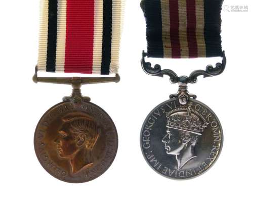 George VI for 'Bravery in the Field' Military Medal awarded to 6030704 Private GHT Archer of the