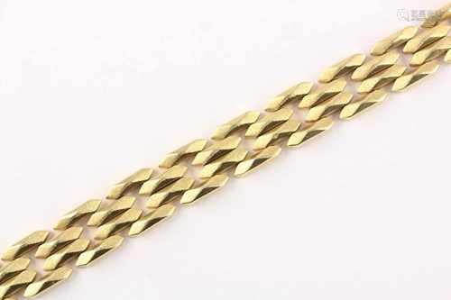 ARMBAND, 585/ooo Gelbgold, L 18,5, 27,3g