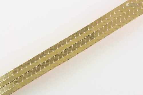 ARMBAND, 750/ooo Gelbgold, L 19,5, 29,6g, ITALIEN, um 1970