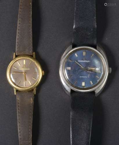 Deux montres vintage de marque Jaeger LeCoultre: U…
