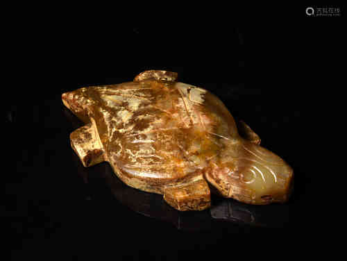 A Chinese Jade Turtle Ornament