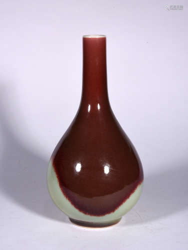 A Chinese Red Glaze Porcelain Vase 