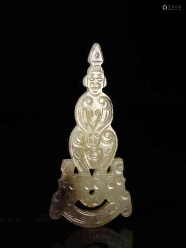 A Chinese Jade Buddha Ornament