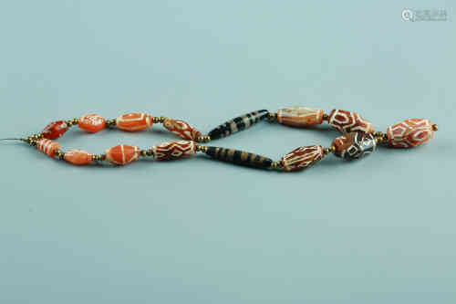 A Chinese West Asia Beads String