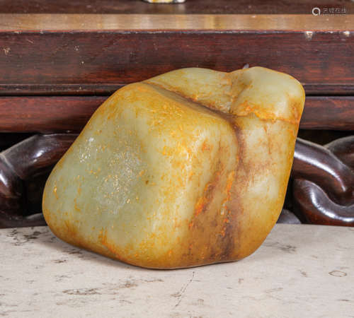 Large Chinese pebble jade stone