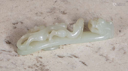 Chinese Ming Dynasty antique jade garment hook