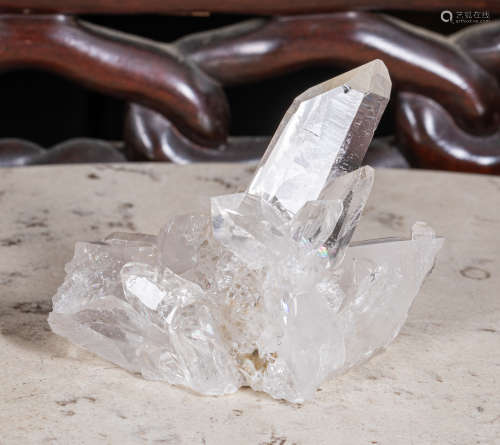 Rock crystal piece