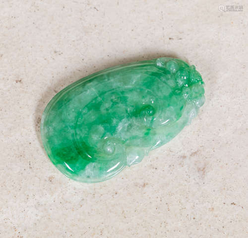 Chinese export jade jadeite stone pendant