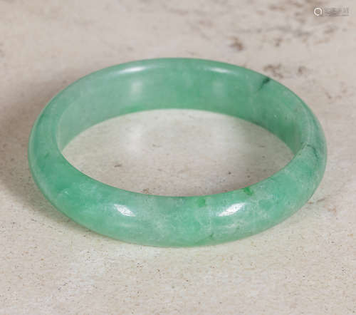 Chinese export jade jadeite stone bangle