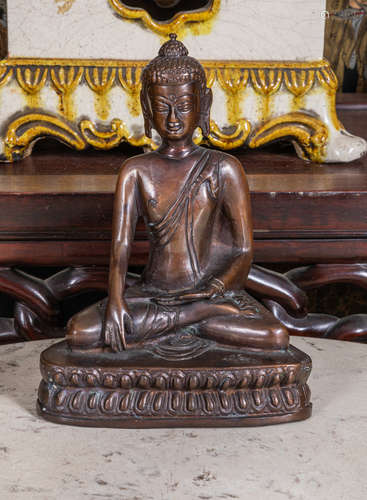 20th Chinese bronze Buddha