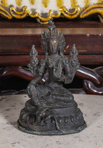 Chinese or Tibetan Bronze buddha