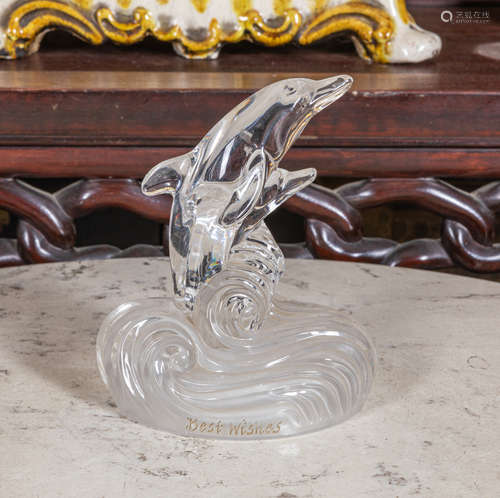 French crystal figure “LGPR Crew 97”