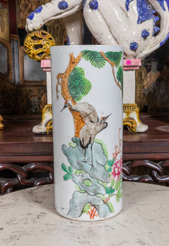 Chinese Antique/vintage rose famille Porcelain vase