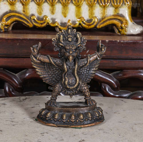 Tibetan bronze figure of buddha