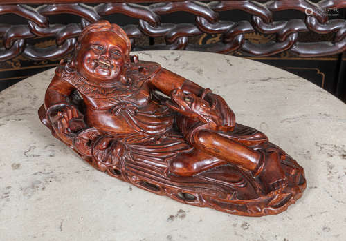 Chinese Antique carved wood Liuhai