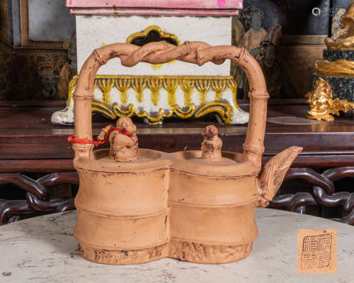 Chinese old zisha teapot