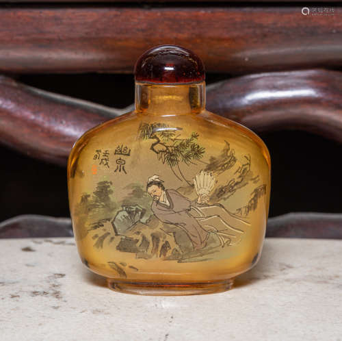 Chinese Vintage Inside Painted Snuff Bottle