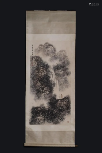 A CHINESE LANDSCAPE PAINTING,ATTRIB…