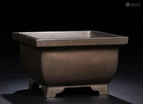 A CHINESE BRONZE CENSER WITH XUANDE MARK…