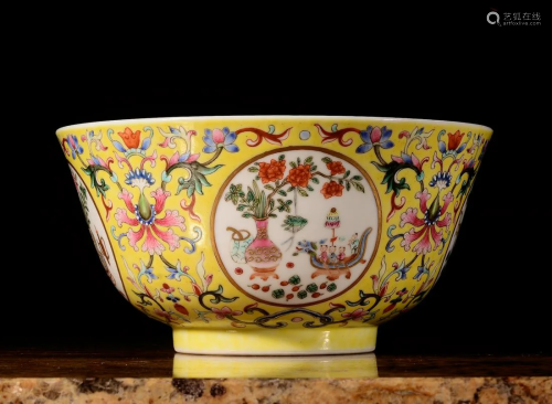 A CHINESE FAMILE ROSE BOWL, DAOGUANG PE…