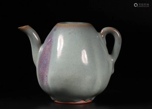 A CHINESE JUN-TYPE WINE EWER, SONG DYNASTY