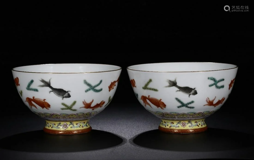 A PAIR OF CHINESE TEA CUP,QIAN LONG PERIOD…