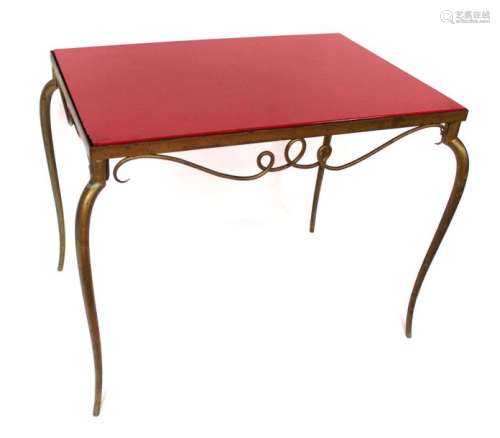 René DROUET (1899 1993) Petite TABLE basse en méta…