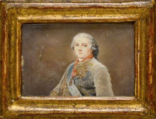 Ecole française XVIIIe. Portrait du Dauphin, fils …